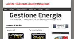 Desktop Screenshot of gestioneenergia.com