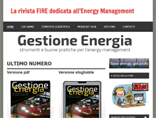Tablet Screenshot of gestioneenergia.com